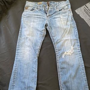 Mens Silver Jeans
